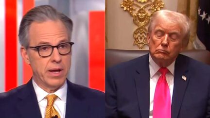 CNN's Jake Tapper Defends Trump 'If' He Was Sleeping At Cabinet Meeting