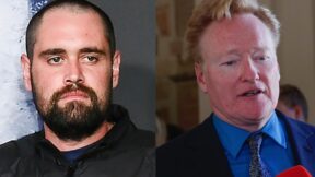 Nick Reiner and Conan O'Brien