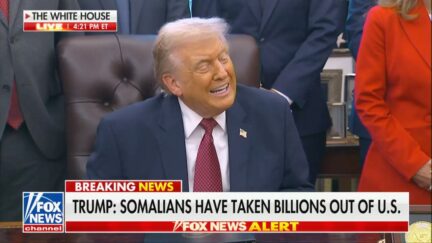Trump talking about Somalia