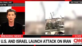 CNN Anchor Evacuates Studio Amid Blaring Alarms In Stunning Live War Zone Moment
