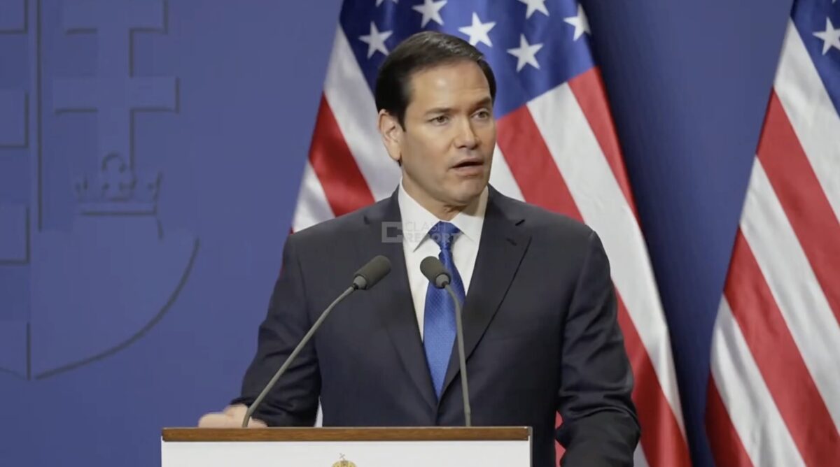 Marco Rubio in Budapest