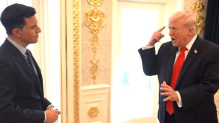 Trump Intensely Points To His Head And Brags To NBC News About His 'Cognitive Mind Test' When Pressed About Age