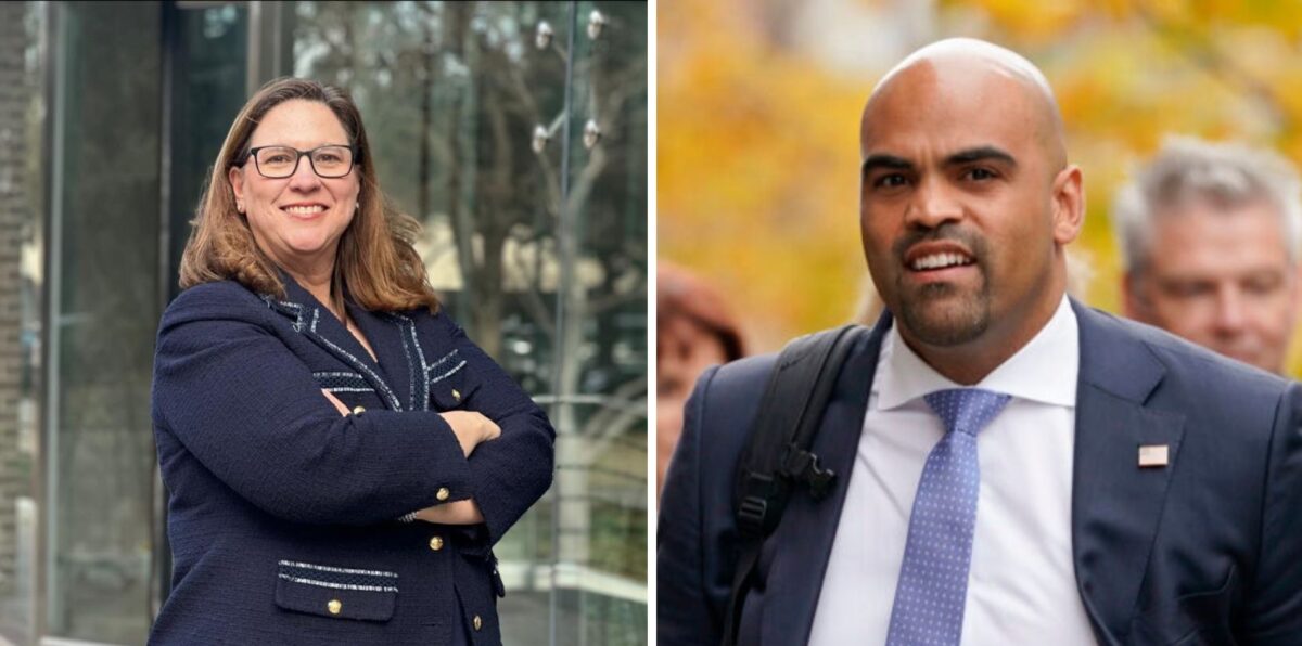 Texas congressional candidates Julie Johnson and Colin Allred