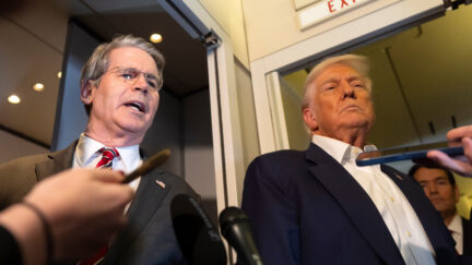 Scott Bessent and Donald Trump