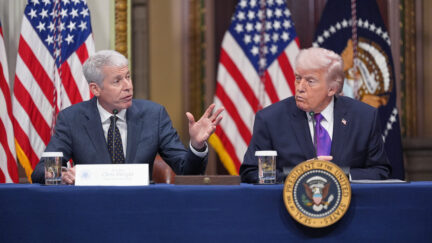 Energy Secretary Chris Wright and President Donald Trump