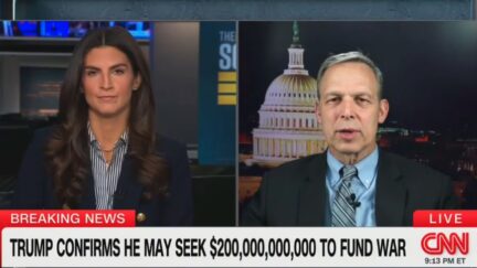 Kaitlan Collins and Scott Perry