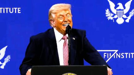 Trump Goes On Stunning New Riff About Not Saying 'War' In Speech To Investors