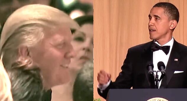 Trump Gets Roasted at WHCD By Birther Target Obama