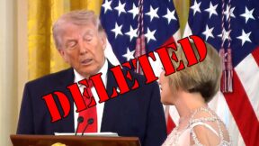 White House Deletes Bonkers Trump Easter Event Where He Got Compared to Jesus