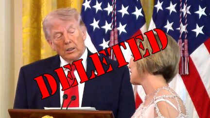 White House Deletes Bonkers Trump Easter Event Where He Got Compared to Jesus