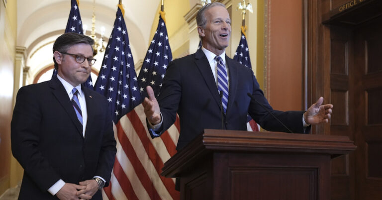 Mike Johnson and John Thune Announce Surprise DHS Deal