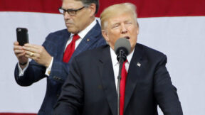 Donald Trump and Rick Perry
