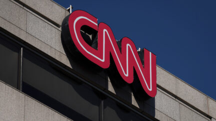 CNN logo on building