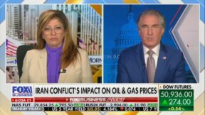 Maria Bartiromo and Doug Burgum