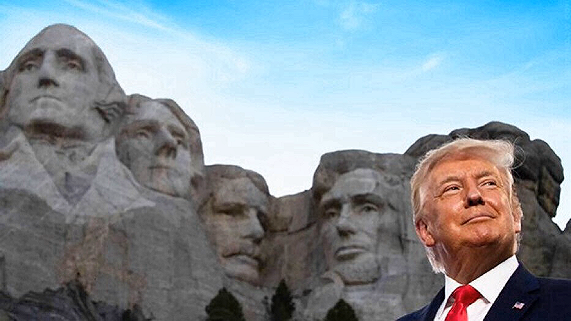 Trump on Mt. Rushmore