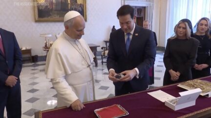 Marco Rubio, Pope Leo XIV