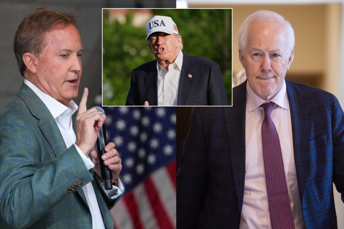 Ken Paxton, Donald Trump, John Cornyn