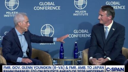 Rahm Emanuel and Glenn Youngkin