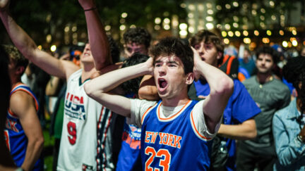 unhappy New York Knicks fans