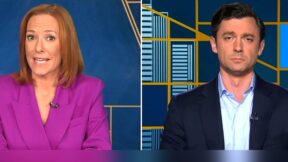 MS NOW's Jen Psaki Confronts Ossoff With Masturbatory Trump Attack