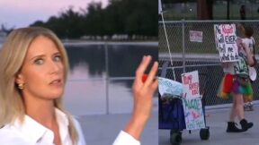 Protestors Screaming Trump 'IS A PEDOPHILE!' Live on CNN Force On-Air Disclaimer