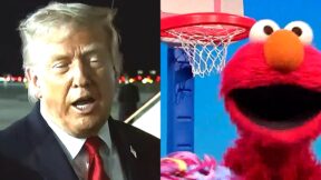 Trump Goes Full Elmo on 'Fantastic' Knicks Playoff Game Loss