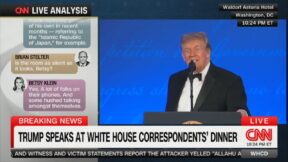President trump at whcd