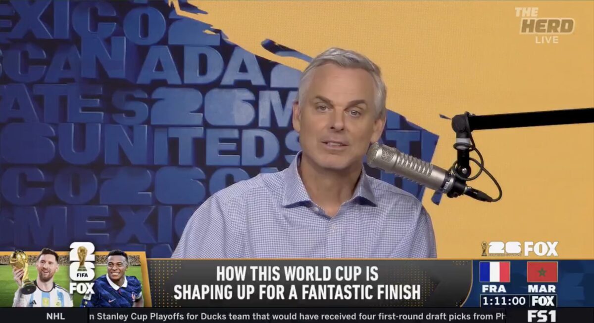 Colin Cowherd responds after Spurs announcer is fired over alleged affair
