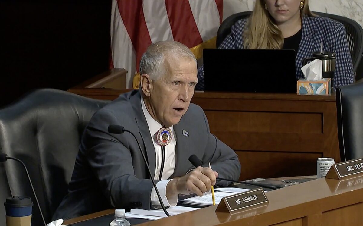 Tillis at Blanche confirmation hearing