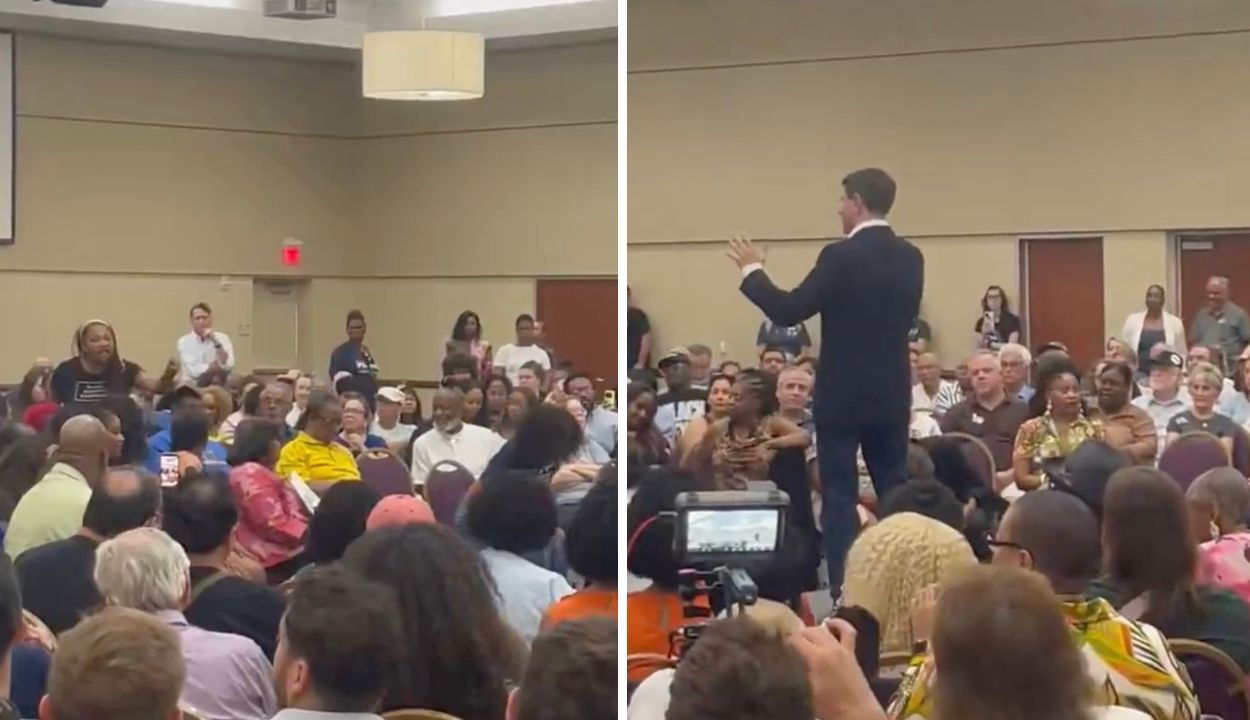 Video Shows James Talarico Faces Shouting at Houston Town Hall