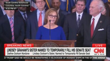 Darline Graham Nordone being appointed to finish her brother Sen. Lindsey Graham's (R-SC) term