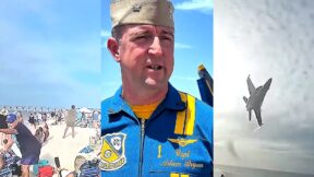 Trumpworld Mocks Outrage at Shock Viral Flyover — But Blue Angels Chief Admits It Was 'Unsafe'