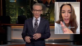 bill maher on real time and aoc from her instagram talking about egg retrieval
