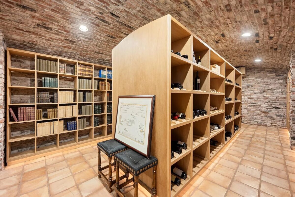Gavin Newsom wine cellar