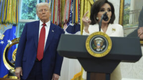 Donald Trump and Jeanine Pirro