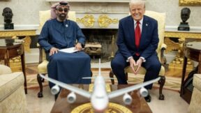 Tahnoon Bin Zayed Al Nahyan and Trump