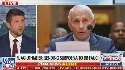 James Uthmeier being interviewed on Fox News