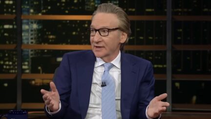 Bill Maher hosting HBO's Real Time