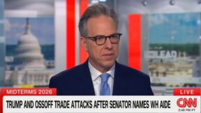 Jake Tapper hosting The Lead on CNN