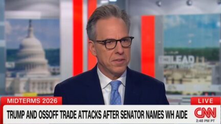 Jake Tapper hosting The Lead on CNN