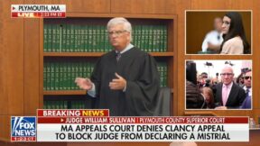 Judge William Sullivan (Screenshot); Lindsay Clancy (AP Photo/Josh Reynolds, Pool); Attorney Kevin Reddington (AP Photo/Charles Krupa)