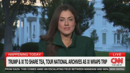 Kristen Holmes at the white house friday morning, a day after the ban was temporarily lifted by a judge