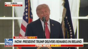 trump speaking at deerfield residence in dublin