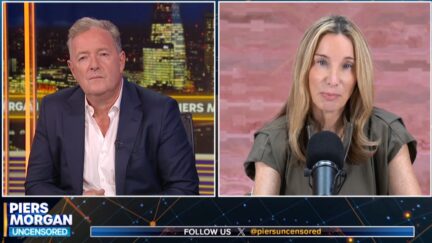 Piers Morgan and Jennifer Welch