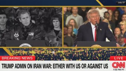 GW Bush and Trump