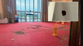 The Kennedy Center's official X account posted pictures of a collapsed roof which proved President Trump is 