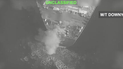 centcom video showing tanker being struck