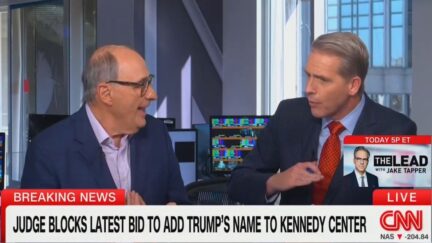 David Axelrod and Scott Jennings debating on CNN