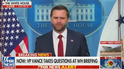 JD Vance at White House press conference