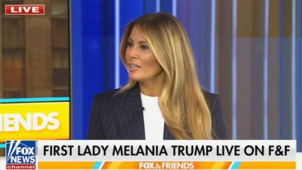 Melania Trump on Fox & Friends